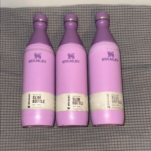 Stanley Lavender-Pink Slim Insulated Bottle Trio